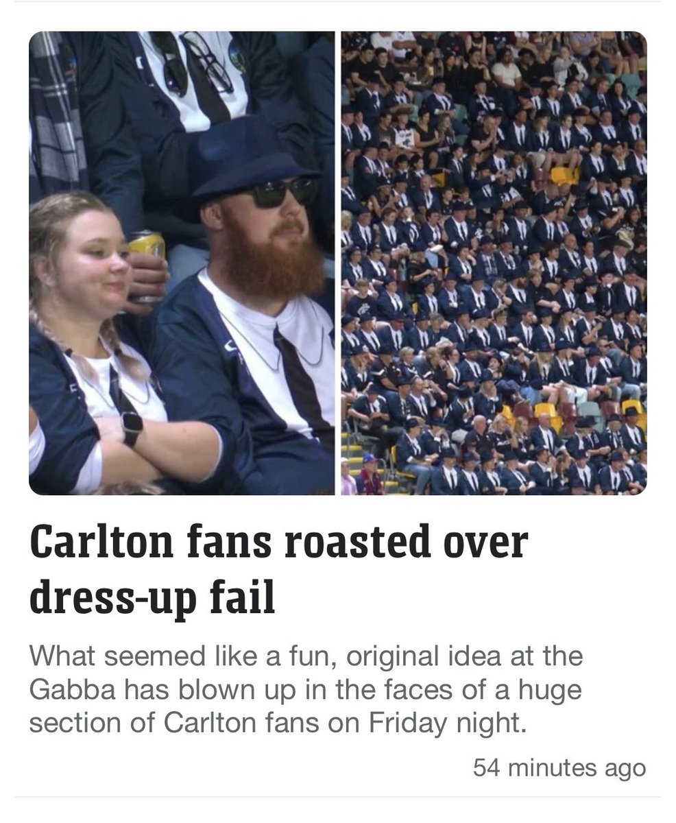 Blown up in the faces, huh?  Interns should not be staffing after hours. You absolute legends, Blues Brother and Sisters #AFLLionsBlues