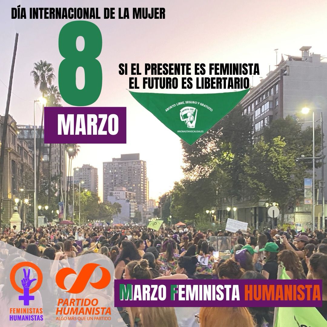 phumanista's tweet photo. SI EL PRESENTE ES FEMINISTA EL FUTURO ES LIBERTARIO
Nos articulamos desde las iniciativas, a nivel nacional e internacional, complotando para traducir la metodología de la no violencia activa y la transformación personal y social simultáneas.
#FeministaHumanista #8M #8M2024 https://t.co/Z9pdU4hKeo