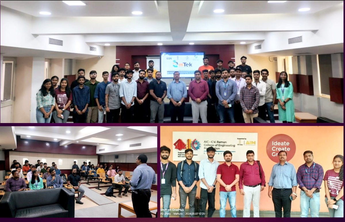 @emtekcoe conducted an outreach event for the #callforproposal2 at C.V.Raman Global University, Bhubaneswar. Detailed information & benefits on #STPIINDIA , #STPINEXT were shared & #Startups #students were encouraged to participate. @arvindtw