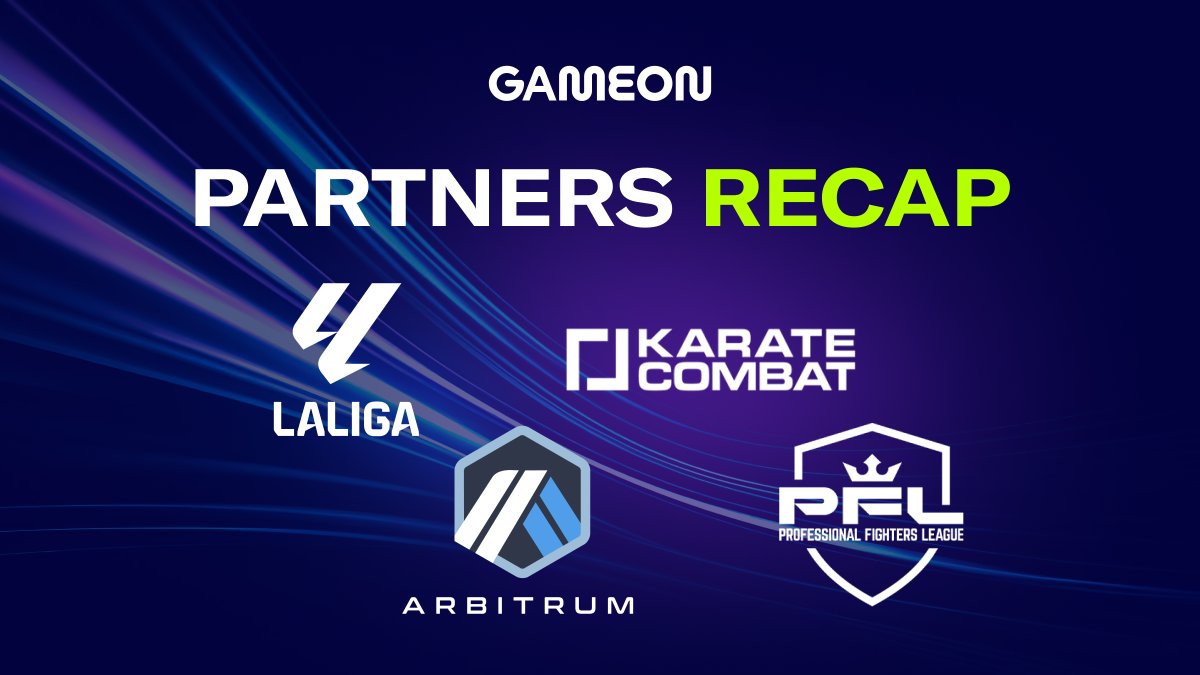 Unstoppable! Built on @Arbitrum and partnered with the best leagues in the world - @LALIGA, @PFLMMA and @KarateCombat! #GameOn - Coming soon!🔥 $GAME #fantasysports #gaming