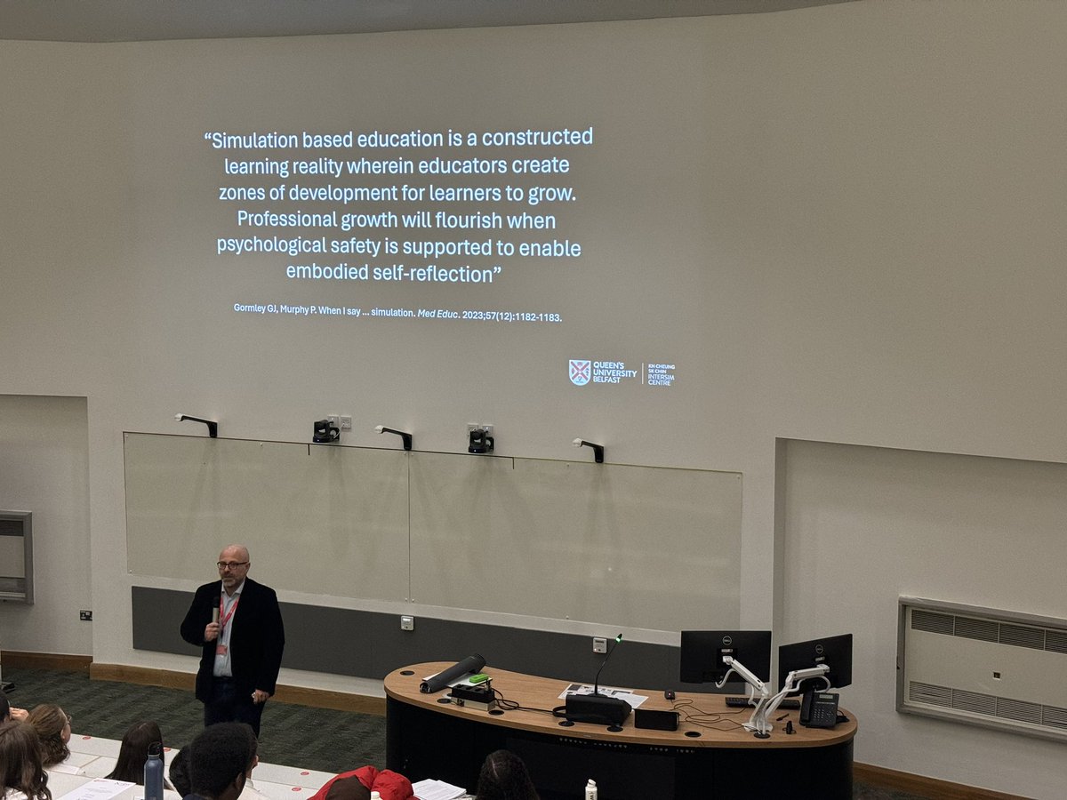 Dr Jean Daly Lynn (@jeandaly55) on Twitter photo Loved <a href="/DrGerryG/">Gerry Gormley</a> keynote at #AIPEC2024 really insightful about the importance of bringing the lived experience into simulation in education and the importance of psychological safety for our learners #interprofessionaleducation Loved <a href="/DrGerryG/">Gerry Gormley</a> keynote at #AIPEC2024 really insightful about the importance of bringing the lived experience into simulation in education and the importance of psychological safety for our learners #interprofessionaleducation