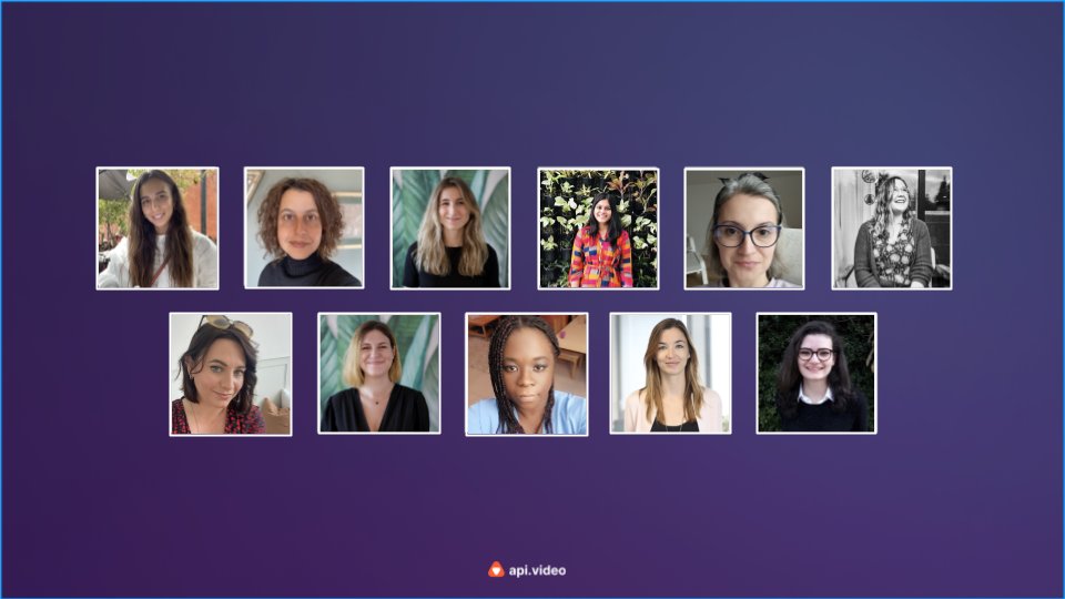 Shoutout to all the women at api.video &amp; beyond for being who they are! ❤️ For being empathetic. For making an impact. For being resilient. For playing many roles with perfection. For just being the best versions of themselves. #HappyInternationalWomensDay