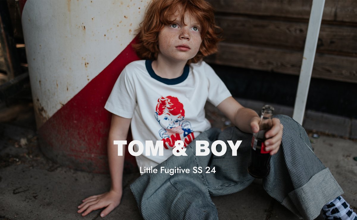 Muy feliz de poder presentar la nueva colección de TOM & BOY SS24 'Little fugitive'. Seguimos intentando darle medios a los niños para la autoexpresión, mediante un storytelling poderoso y un estilo contemporáneo inspirado en el arte. Puedes ver más en tomandboy.com