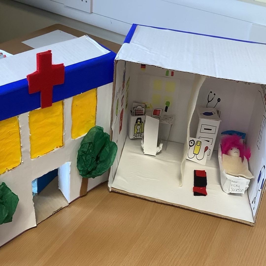 Wow!! The level of thought and detail our Year11 Health &amp; Social Care students have put into their hospital/ care settings is incredible. The brief was; reduces barriers, safe, supports positive communication and promotes rights and person centred care. 👏Featuring <a href="/DrAmirKhanGP/">Dr Amir Khan GP</a>