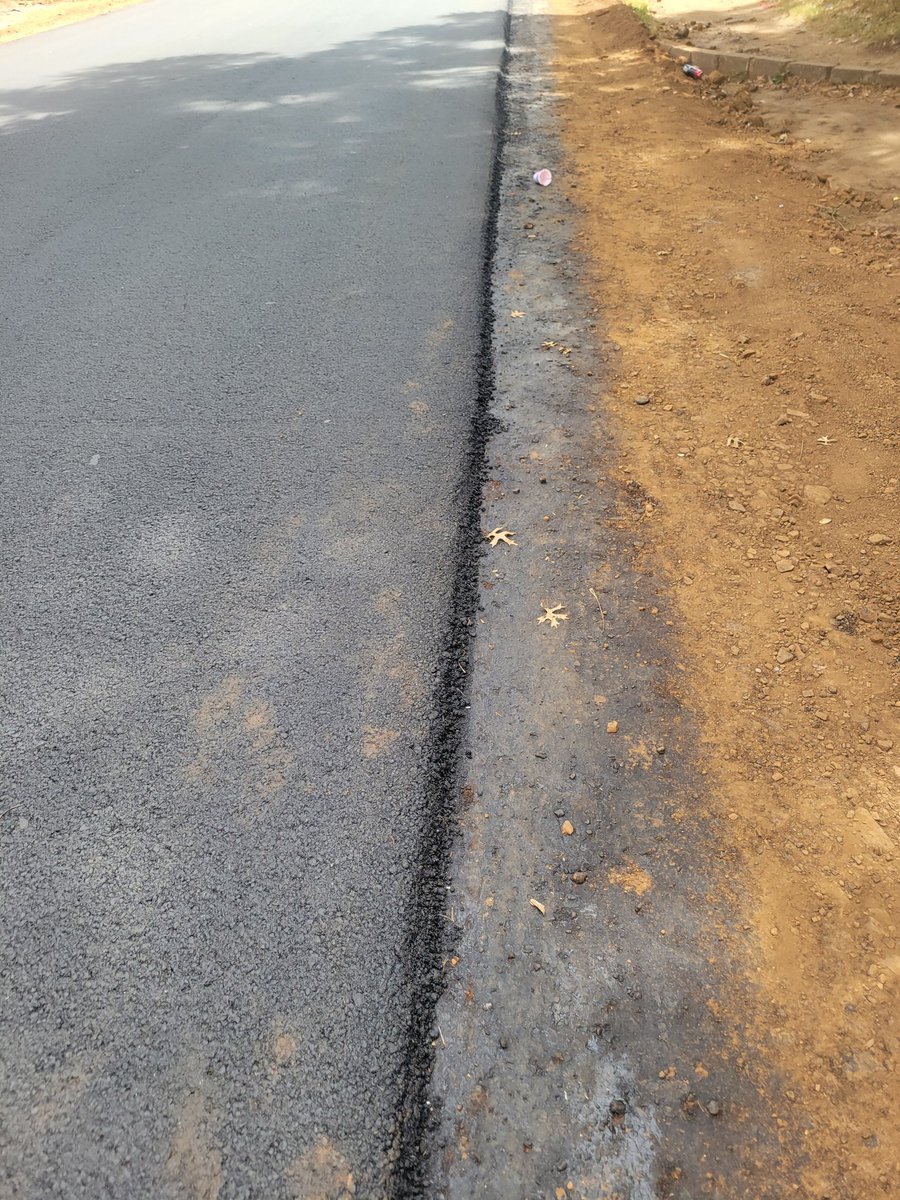 Nhai maEngineer, apa patopera here or something will be done about those road edges?