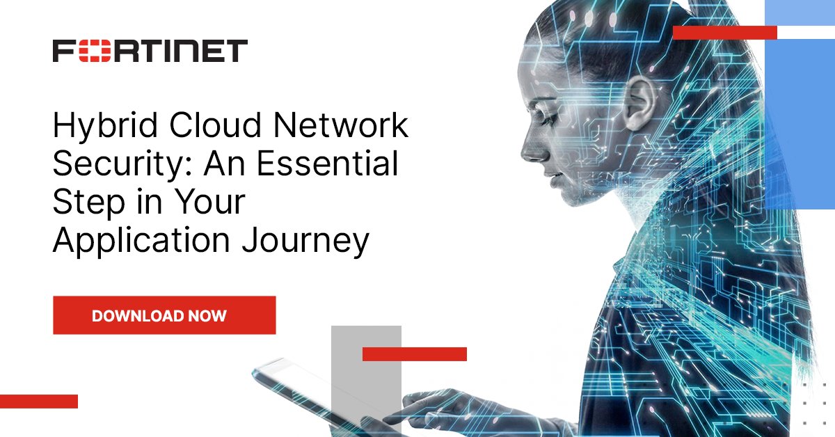 Steveglloyd's tweet photo. Transform your cloud experience with end-to-end protection. ☁️ 🔐

🔎 Discover how @Fortinet Hybrid #CloudSecurity solutions addresses customer concerns and provides robust protection for a seamless application journey. https://t.co/cIfCIWVv0o https://t.co/Q4MPua3q8f