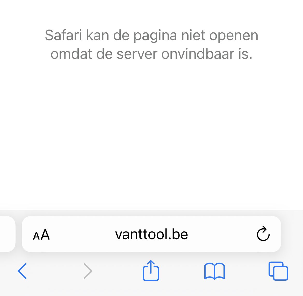 Geen wonder dat Vanttool failliet gaat. Hebben niet eens een website