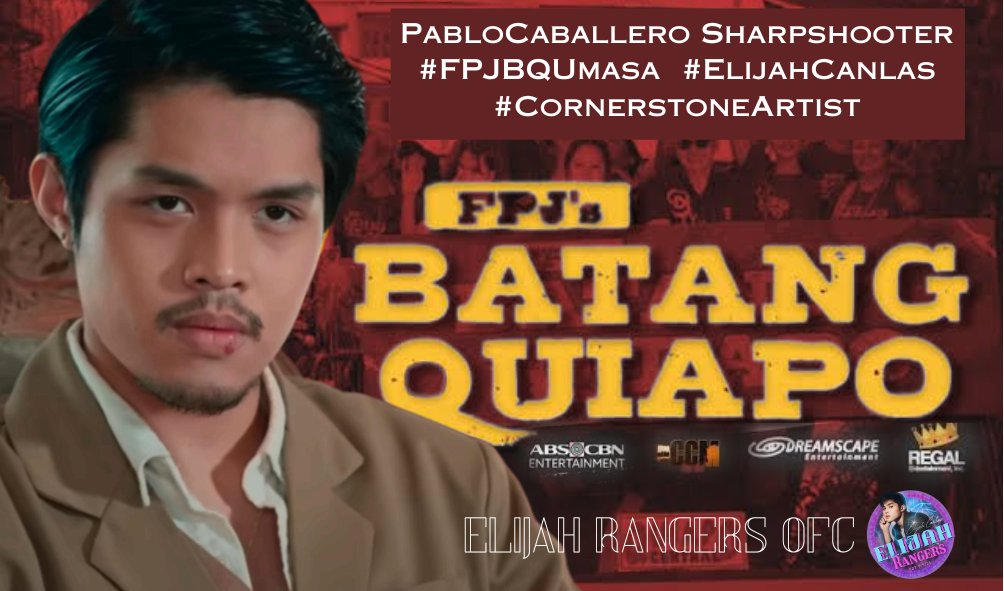 ER_OFC's tweet photo. Abangan Ang pagalingan ni Pablo at ni David!!

Woooohoooo!!! Kay Pablo kami!!! Haha

FPJ’s Batang Quiapo | 8pm 

PabloCaballero Sharpshooter
#FPJBQUmasa
#ElijahCanlas
#CornerstoneArtist https://t.co/rsdDKVHT8r