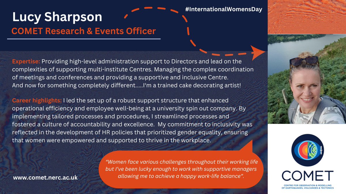 Meet COMET's Research and Events Officer Lucy Sharpson, expert in the complexities of supporting multi-institute Centres and event planning. 👇 #InternationalWomenDay2024