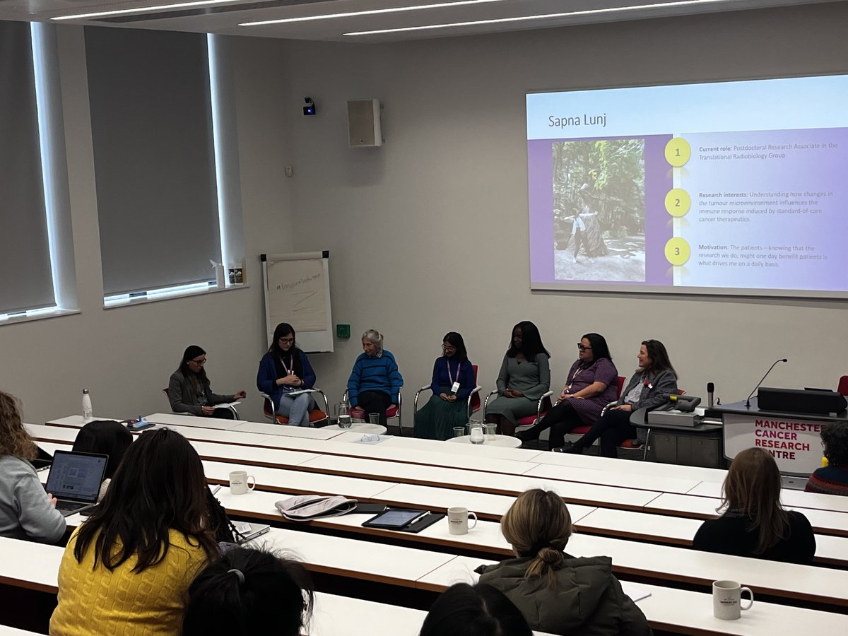 @Dr_Valletta This #IWD2024 we’ve heard motivating keynote talks from Prof @rachelcowen, Prof Irene Roberts (@MRC_MHU) & Rachel Pooley (@putideastowork) covering: 👥The importance of mentoring 💼Increasing women-founded spin outs 👩‍💼Raising the visibility of women as senior leaders in academia