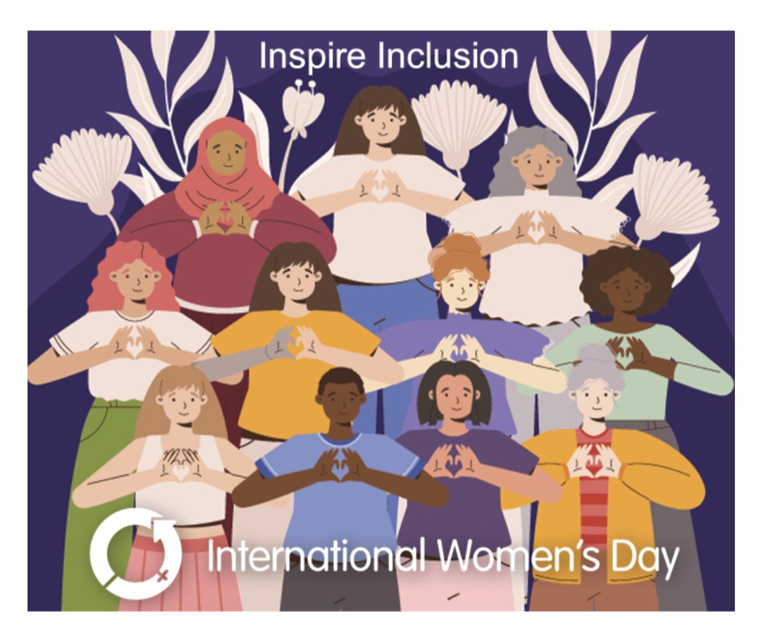Happy International Women's Day 

#IWD belongs to everyone, everywhere. 

- Celebrate women's achievement.
- Raise awareness about discrimination
- Take action to drive gender parity

 Collectively we can all #InspireInclusion, diversity &amp; empowerment in all aspects of society.