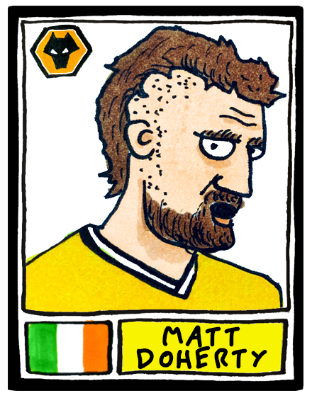 Somehow we haven't yet drawn Matt Doherty's anti-sideburns so I guess we're spending today drawing Wolves 🐺

24 fairly dreadful #WWFC doodles incoming. Tell your Wolves friends so they can stay off Twitter 💛