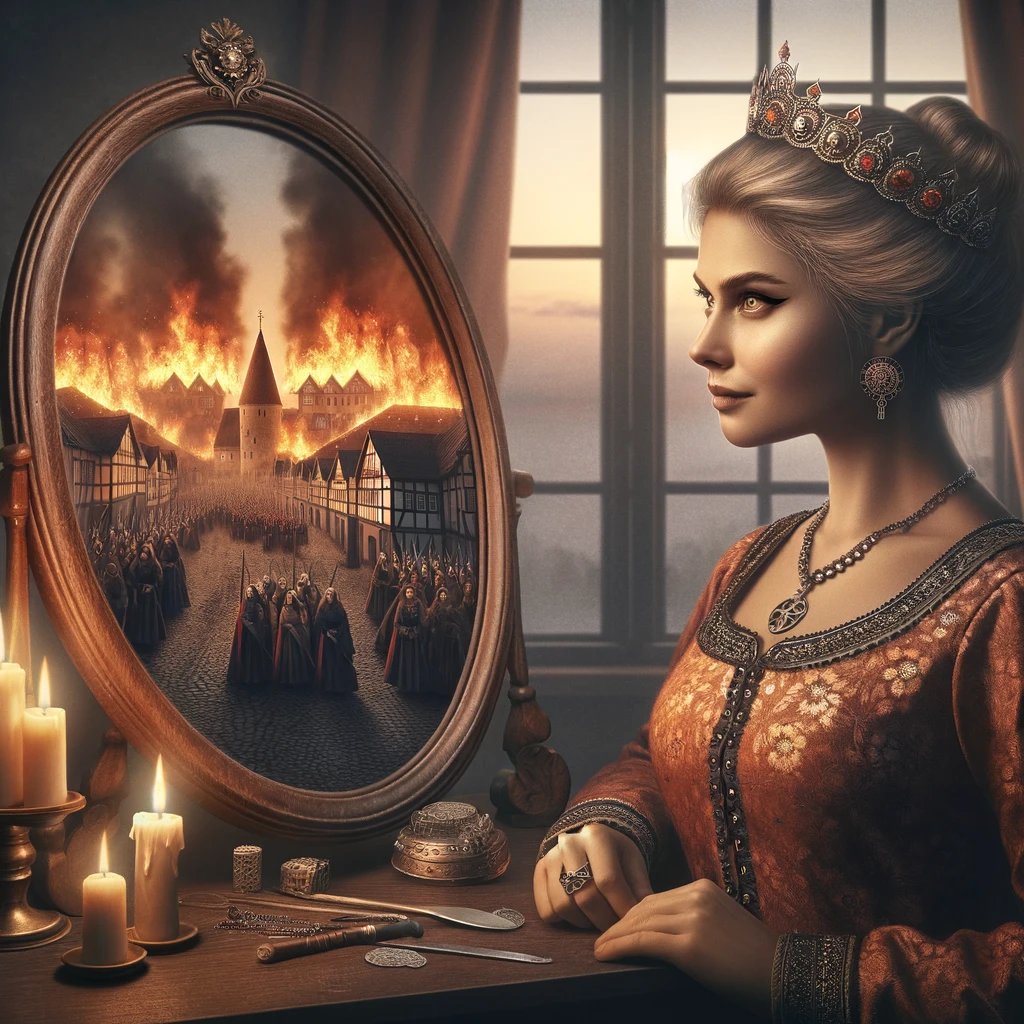 Othilia Ottarsdatter, a 1500s powerhouse, told Sarpsborg negotiators, 'I see Marstrand burning in the mirror'—a testament to her iron will. Her story fuels our resolve & determination. #InternationalWomensDay #FearlessWomen
