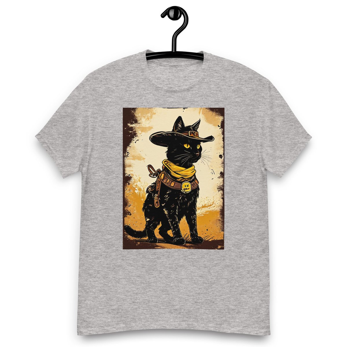 mode66de's tweet photo. Katze im Wilden Westen - Klassisches Herren T-Shirt https://t.co/AmDI8lYhyk 
#mode66 #mode #fashion #Shop #tshirt #Accessoires #Damenmode #Herrenmode #Kindermode https://t.co/ddeRi2LZ3S