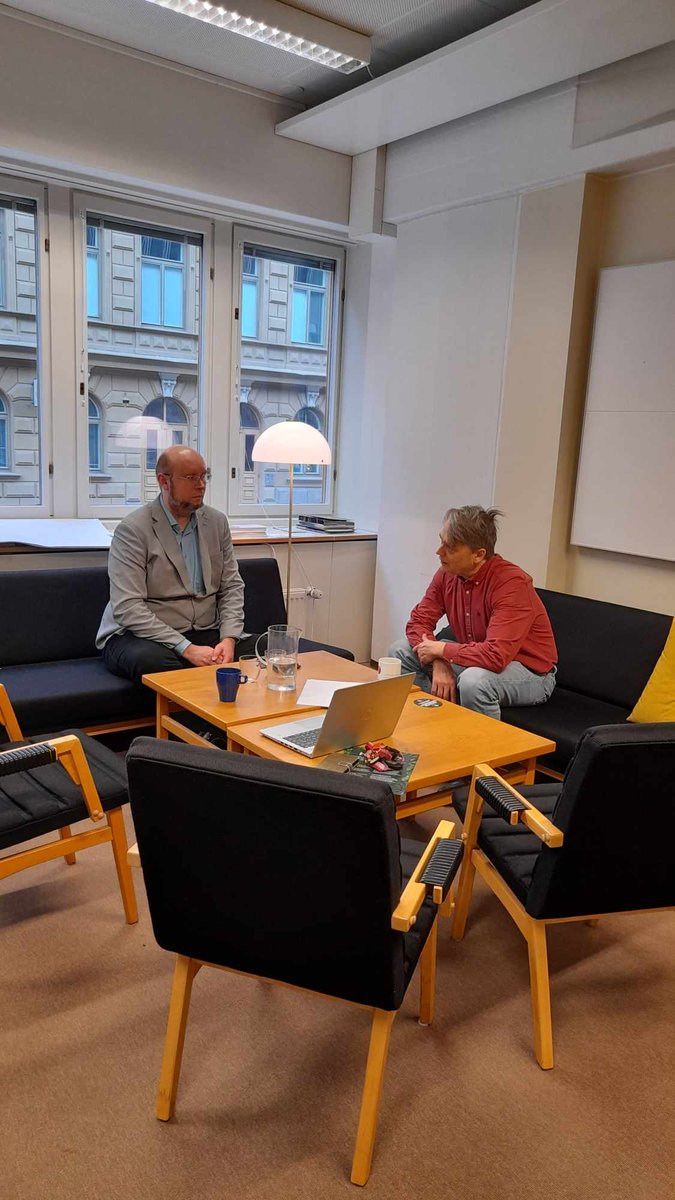 Very interesting to listen Prof. Jan Holmström @AaltoUniversity & @valuebiomat,@SuomenAkatemia interview in Swedish, by the journalist Topi Lappalainen @ArbetarbladetFI. Prof. Holmström talked about the policy brief & solutions card recently published in the @Akatemia_STN website