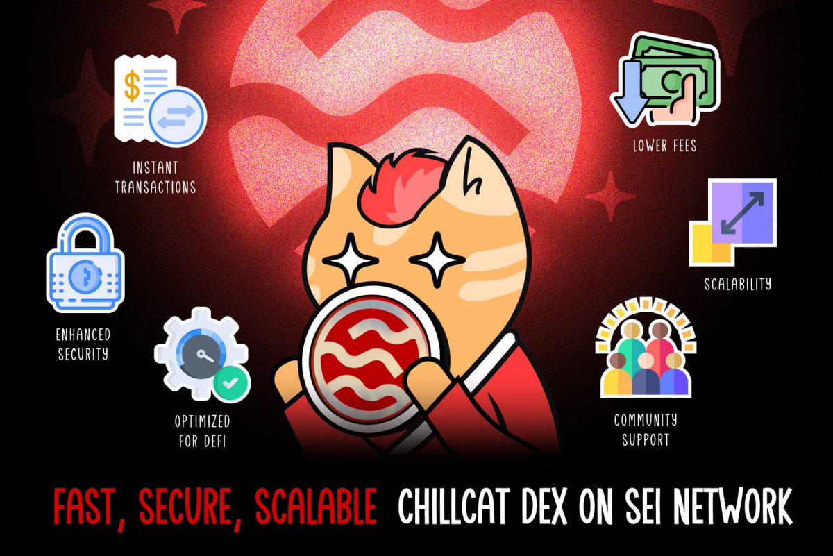 chillcat_sei's tweet photo. 🚀 We're building on Sei Network, and the moment to boom is closer than ever. Wondering why Sei? Let's explore! 🌟

✨ Why Sei Network for ChillCat?
Instant Transactions
Enhanced Security
Optimized for DeFi
Lower Fees
Scalability
Community Support
🐾 Join the Chill Cat Community today and become an early cat!
 https://t.co/Krb9qVKQYZ
#sei #NFT #freemint