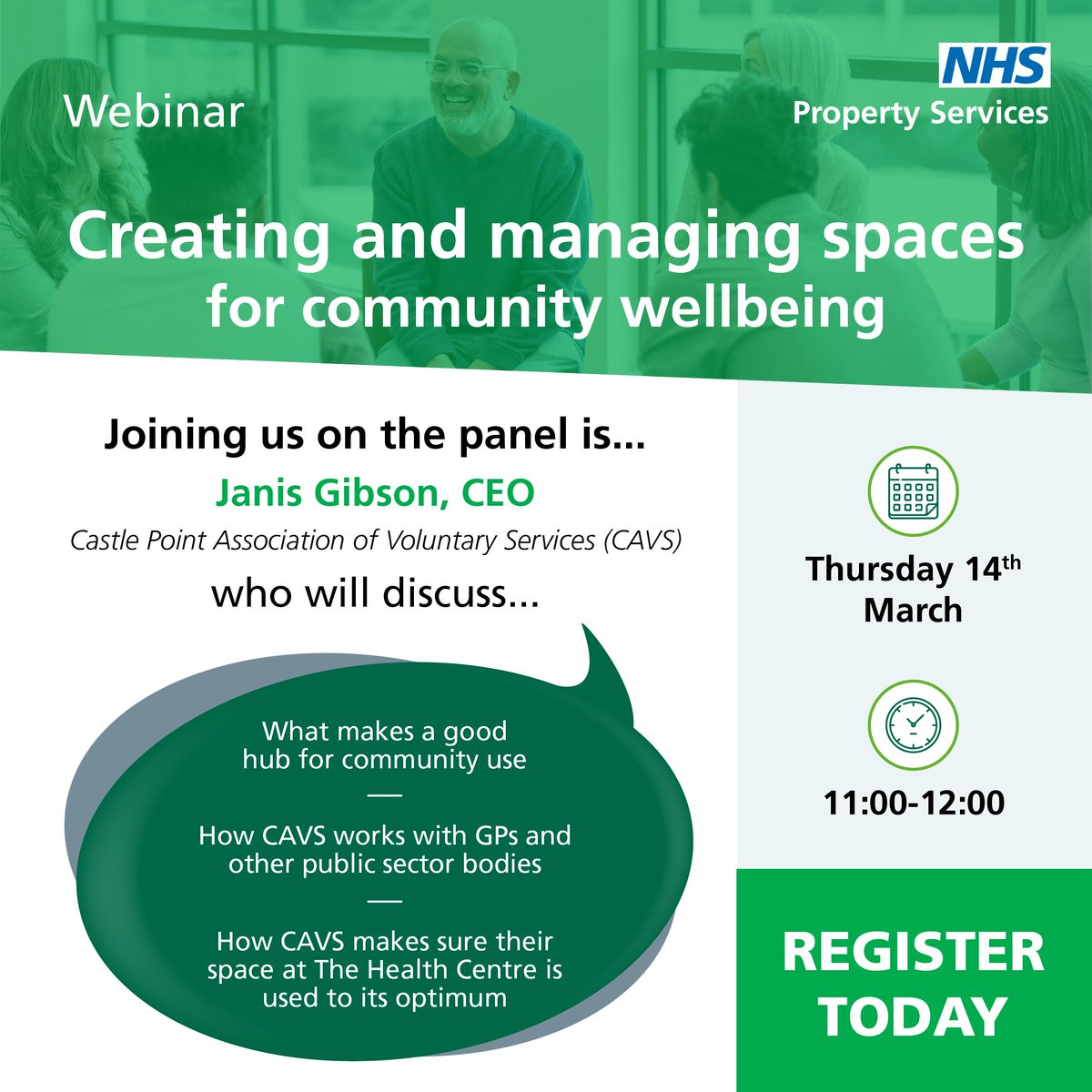 One week to go! Are you involved in creating or managing community spaces? Perhaps for #SocialPrescribing or other wellbeing initiatives. If so, this webinar is for you! Register here: psevents.property.nhs.uk/event/speakers… @NASPTweets