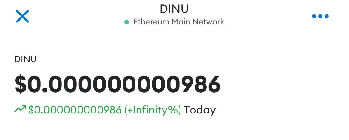 Kingcrypto1986's tweet photo. @CoinMarketCap Greed for $Dinu always 👀💎🚀
#dogeyinu
https://t.co/dLxQzHU8kG
👀👀👀 https://t.co/CRKBznzQho