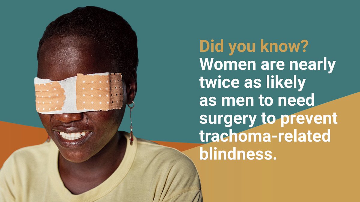 Women are almost twice as likely to require surgery for trachoma than men. The 2nd edition of the Women and Trachoma manual provides updated lessons to develop gender-sensitive trachoma programs. Access the resource here: bit.ly/43CztOt