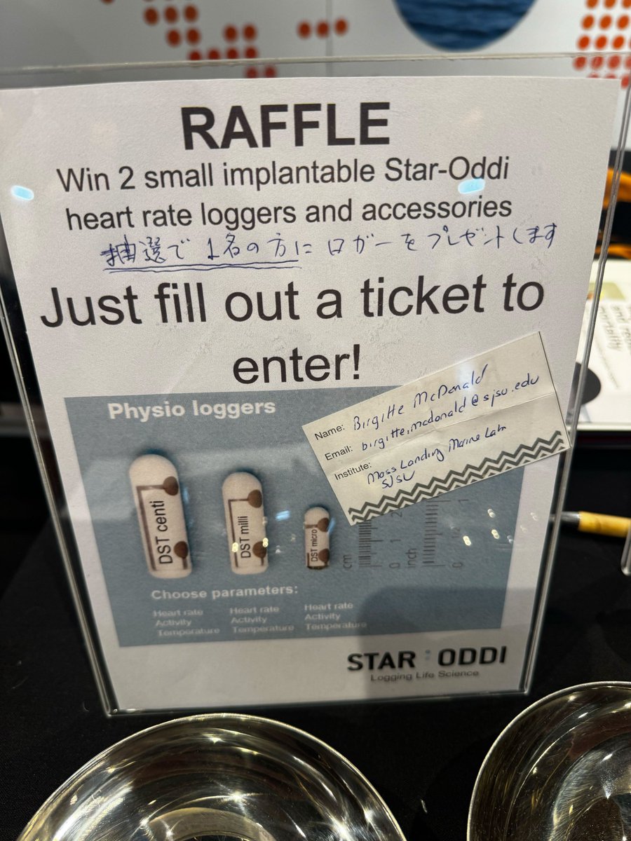 Congratulations Birgitte McDonald at @MLMLmarinesci - winner of our raffle at @bls8tokyo2024 ! As a physiological and behavioral ecologist, Dr. Gitte McDonald investigates adaptations that allow animals to survive in extreme environments. She wins 2x physio-loggers of her choice