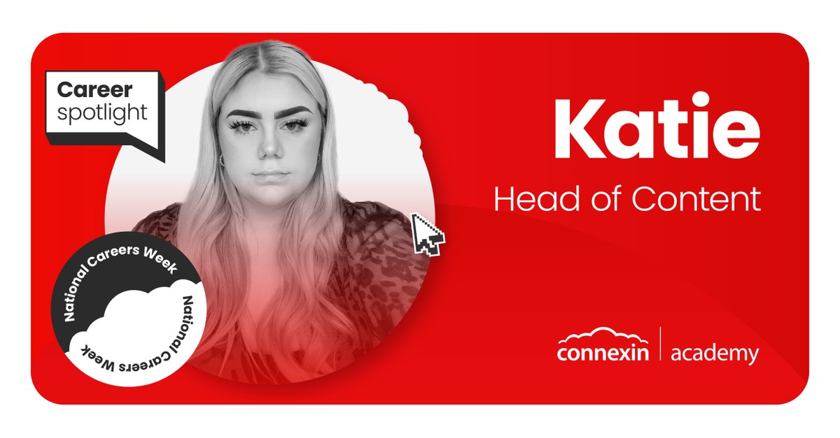 🌟 On the last day of #NationalCareersWeek we're shining the spotlight on the incredible Katie! Her story is truly inspiring and showcases the power of hard work and determination. Read Katie's journey here: eu1.hubs.ly/H07_sMT0. #NCW2024 #InspiringSuccess  🚀📚