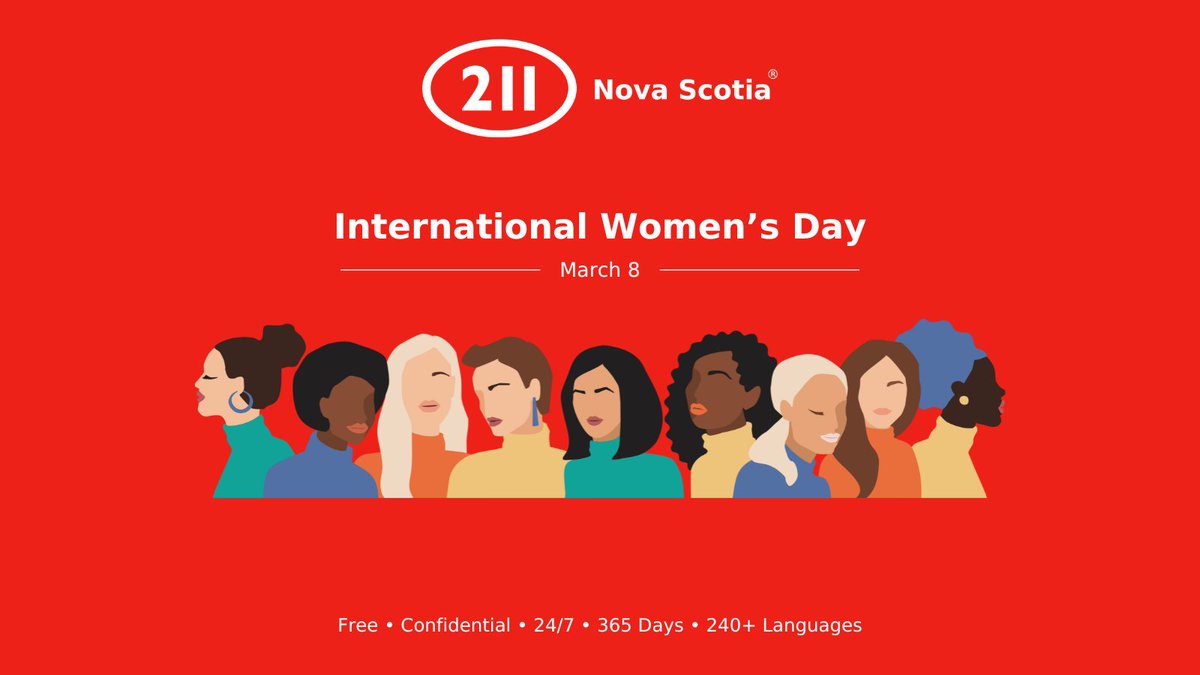Today is International Women’s Day. We're proud to be celebrating the collective achievements of women, including the women on our team, our Board of Directors, and within our community. Call 211 for 24/7 support.