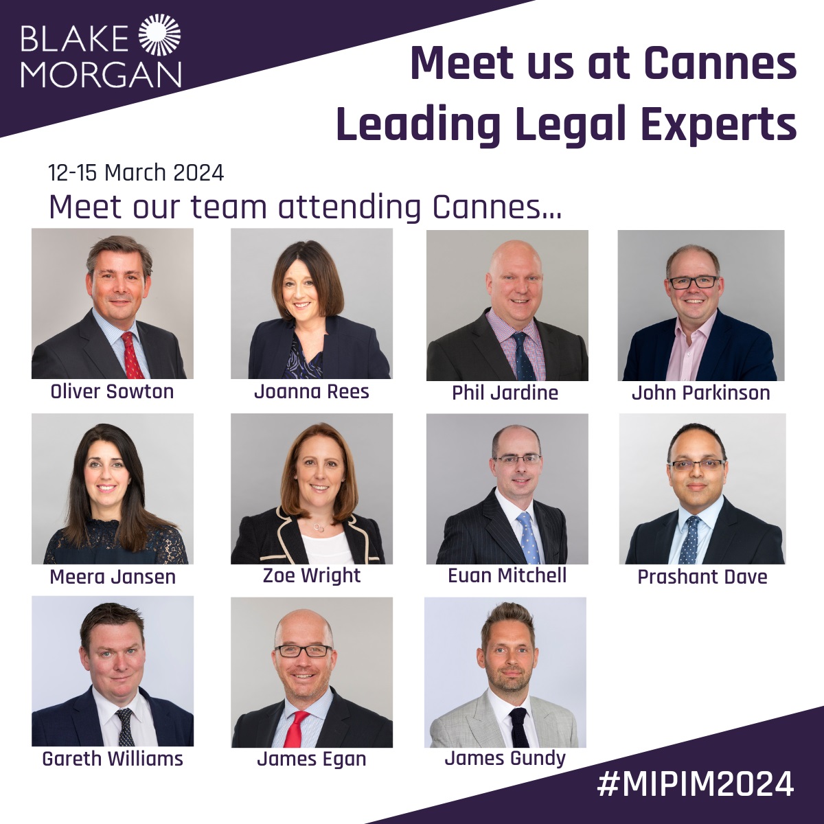 Blake Morgan LLP (@blakemorganllp) on Twitter photo If you are attending #MIPIM2024, arrange to meet up with our legal experts who will be promoting sustainable growth.
We have a team who will be in Cannes between 12-15 March, with some part of the conferences and events as part of the Central South UK and <a href="/CCRMipim/">Cardiff Capital Region at MIPIM</a>. If you are attending #MIPIM2024, arrange to meet up with our legal experts who will be promoting sustainable growth.
We have a team who will be in Cannes between 12-15 March, with some part of the conferences and events as part of the Central South UK and <a href="/CCRMipim/">Cardiff Capital Region at MIPIM</a>.