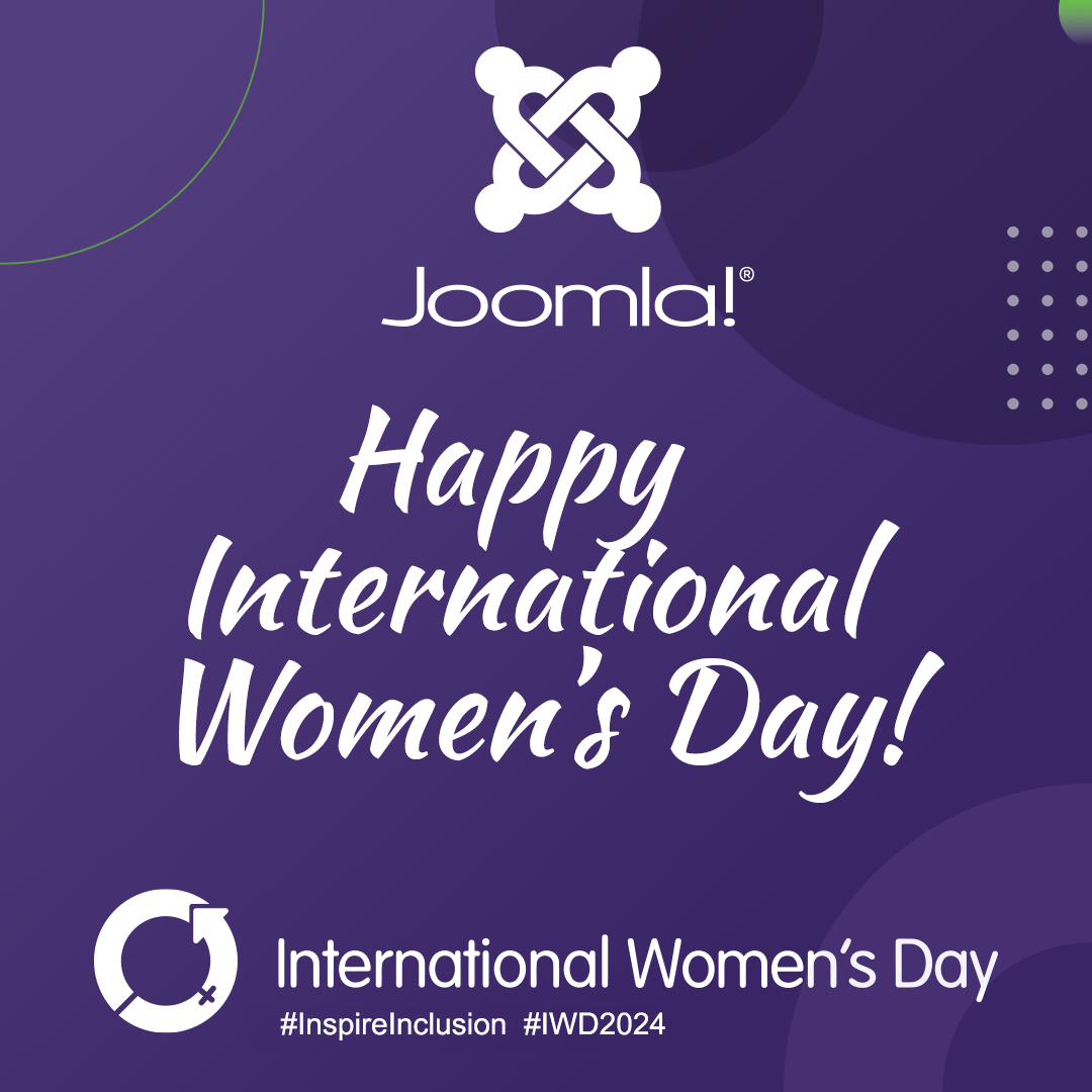Happy International Women's Day 2024! The campaign theme for International Women's Day 2024 is Inspire Inclusion.  A huge thank you to all the brilliant women in the Joomla community. ❤️
joomla.org
#IWD2024 #Joomla #InspireInclusion #ThankYou