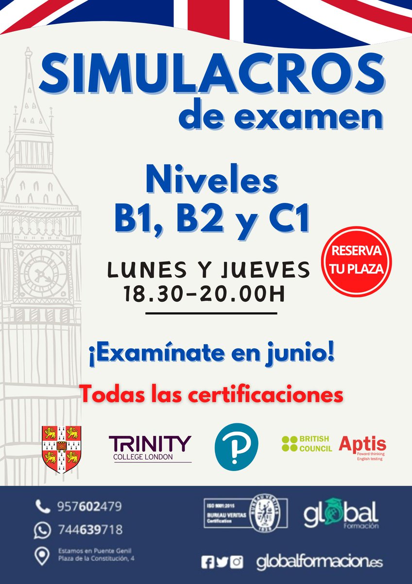 globalforma's tweet photo. #INGLES #SIMULACROSdeEXAMEN #PuenteGenil https://t.co/qFQcQqUfUI