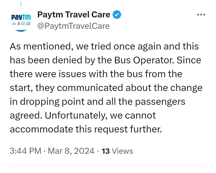 Murali85's tweet photo. @PaytmTravel @PaytmTravelCare @Paytmcare 
People here is a proof that Paytm and it's operators are running non-quality buses which is dangerous and questionable for safe journey. Both paytm and operator agreed this. Our bus brokedown in the mid way and they are trying to justify. https://t.co/rDRm9d3z2i
