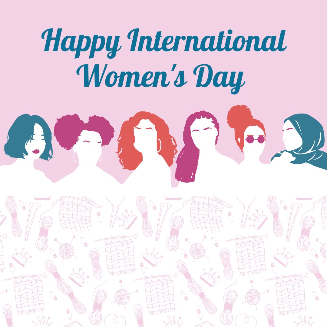 Today we celebrate #internationalwomensday, campaigning for equity and inclusion, and recognising the achievements of women and girls around the world. Who are the inspirational craftswomen in your life? #thankyou #knitting #crafts #sewing #inclusion #equity #breakingthebias