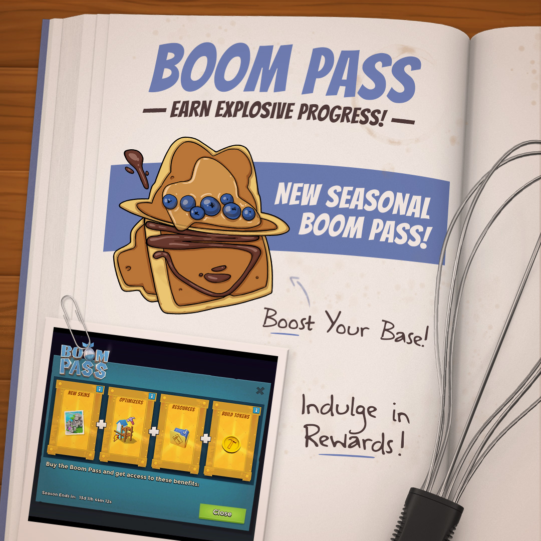 BoomBeach's tweet photo. We've been simmering away in the kitchen, and we're thrilled to give you the recipe of what we cooked for this update 🧑‍🍳 https://t.co/cgQb6GvO5r