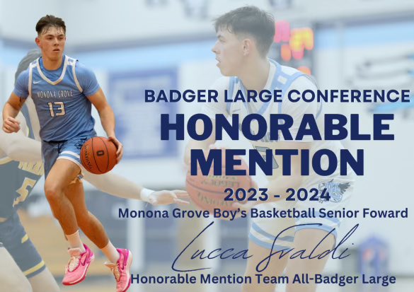 MG Boys Basketball (@mgbbboys) on Twitter photo Congratulations to Isaiah, Emmett, & Lucca on Badger Large Conference honors. A very good senior trio!! <a href="/mghssports/">Monona Grove Sports</a> #MTIXE Congratulations to Isaiah, Emmett, & Lucca on Badger Large Conference honors. A very good senior trio!! <a href="/mghssports/">Monona Grove Sports</a> #MTIXE