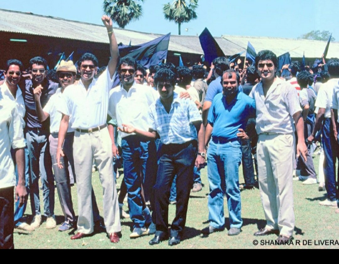 gabeysena's tweet photo. Blast from the past #RoyTho 1988 when we savoured a #Thora victory after 24 years With some of my #ClassOf75 classmates https://t.co/9gLJV3HiLY