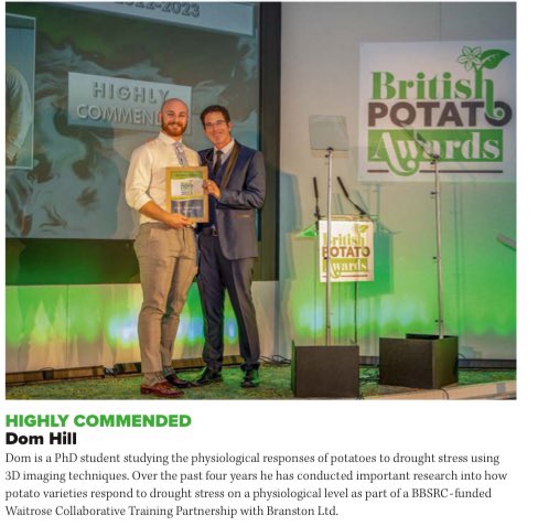 Dr Luke Bell π₯π₯π₯¬πΏπΎπ
π¨βπΎπ‘π³π±π§¬ (@luke_bell_1987) on Twitter photo Great photo and a great achievement by <a href="/HillDom/">Dr Dominic Hill</a>, featured in <a href="/BritishPotato_/">British Potato</a> Review magazine this month π§πͺπ»π₯π₯π₯ Great photo and a great achievement by <a href="/HillDom/">Dr Dominic Hill</a>, featured in <a href="/BritishPotato_/">British Potato</a> Review magazine this month π§πͺπ»π₯π₯π₯