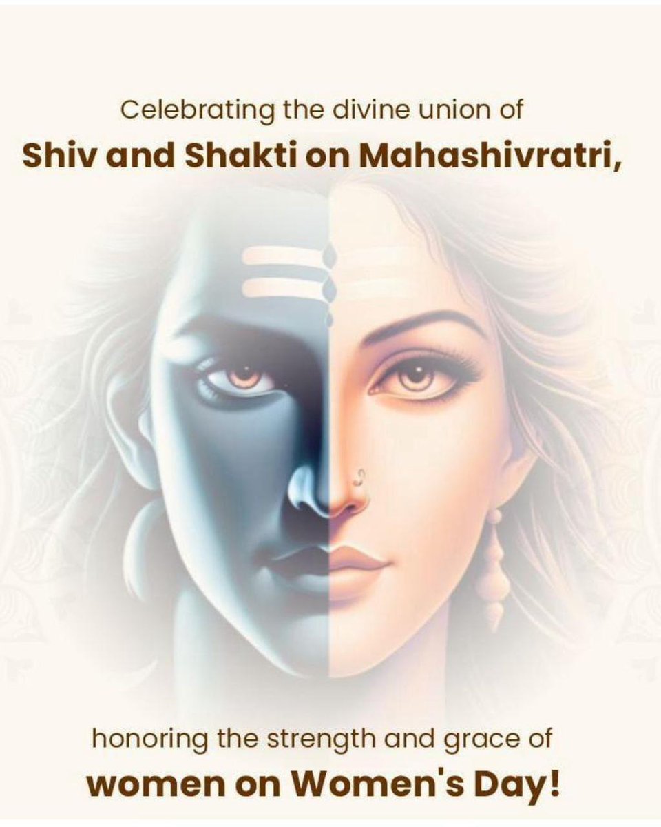 Happy MahaShivratri !!! Happy Women's Day !!!