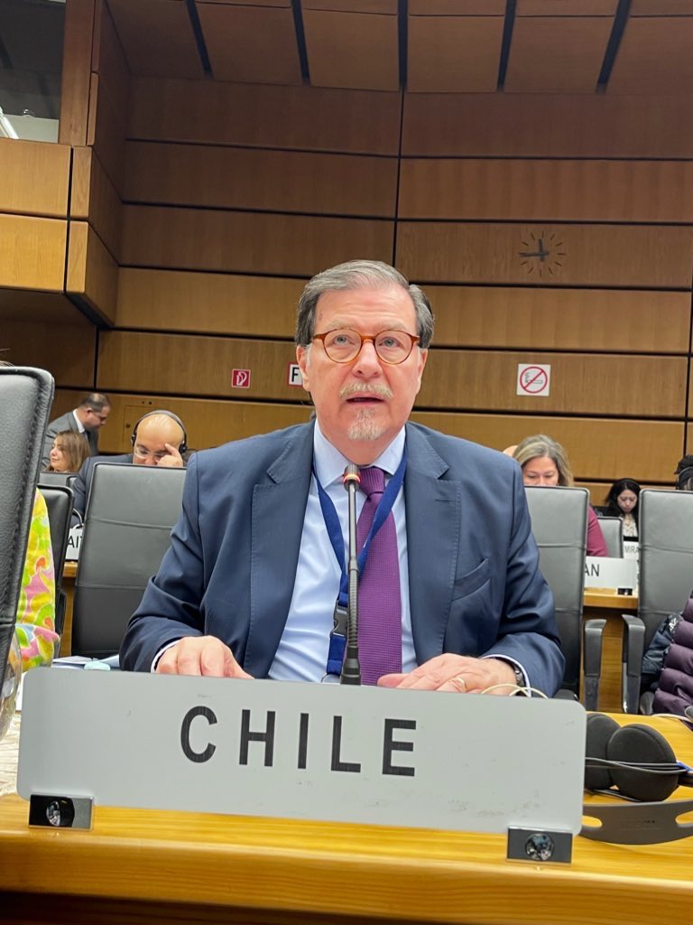 On #International_Womens_Day , Ambassador Alex Wetzig 🇨🇱 addressed the Board of Governors of @iaeaorg on behalf of the Group of Friends of @WiN_IAEA. The importance of gender equality for building peaceful, secure, and prosperous societies was highlighted.