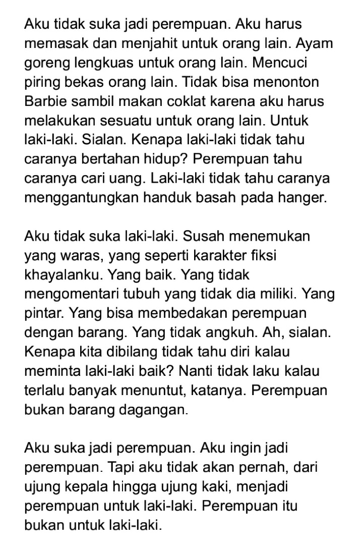 scribbles di hari perempuan ini