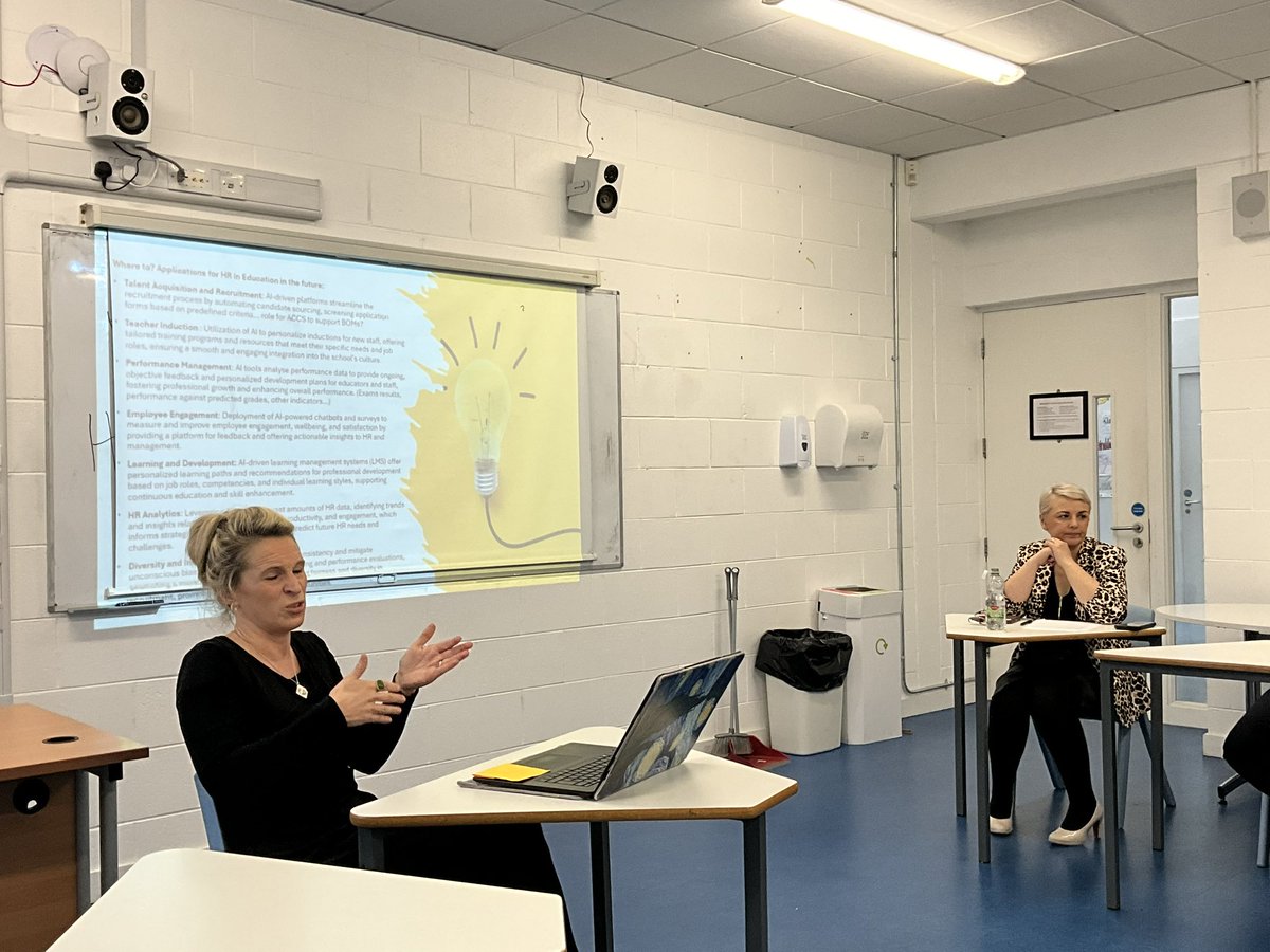 jensvermeersch's tweet image. Yesterday we were guests at the amazing performance of the school musical at @KinsaleComSch 
Today we continue our jobshadowing on HR in education with a great workshop by Phil Fox of @TeachingCouncil and with thrilling interaction with  @JirwinJohn of @accsirl &amp;amp; @FergalMcCarthy3