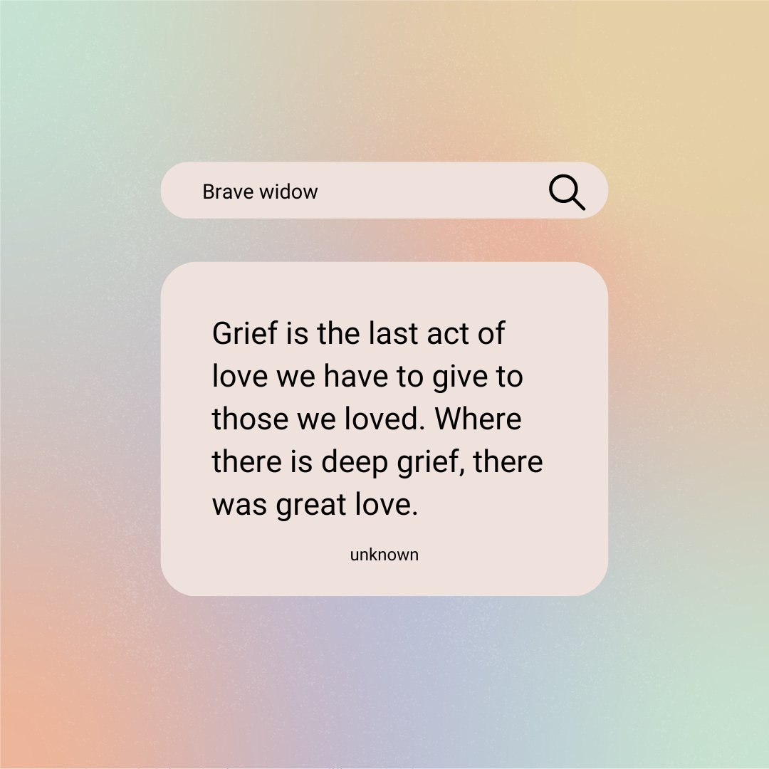 Grief is the last act of love we have to give to those we loved. Where there is deep grief, there was great love.🌻

#GriefAndLove #LoveInGrief #HealingThroughGrief #EmbracingGrief
#GreatLoveGreatGrief #LoveEnduresGrief #GrievingWithLove
#LastActOfLove #DeepGriefGreatLove