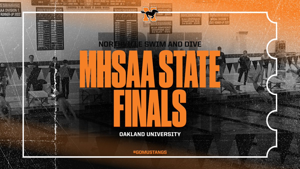 Good luck to boys swim and dive this weekend at the <a href="/MHSAA/">MHSAA</a> state finals.  #GoMustangs #RefuseToLose