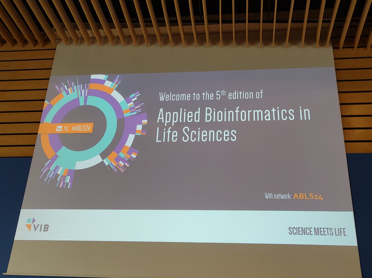 As always - a great conference! @VIBConferences <a href="/VIBLifeSciences/">VIB</a>