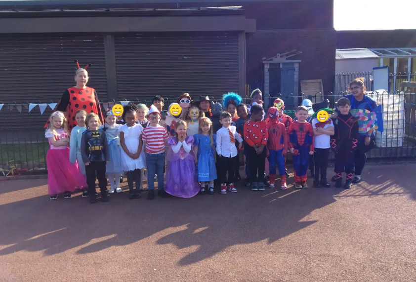 How amazing do 1Q and 1C look all dressed up for World Book day !!!! @WorldBookDayUK @TrustVictorious