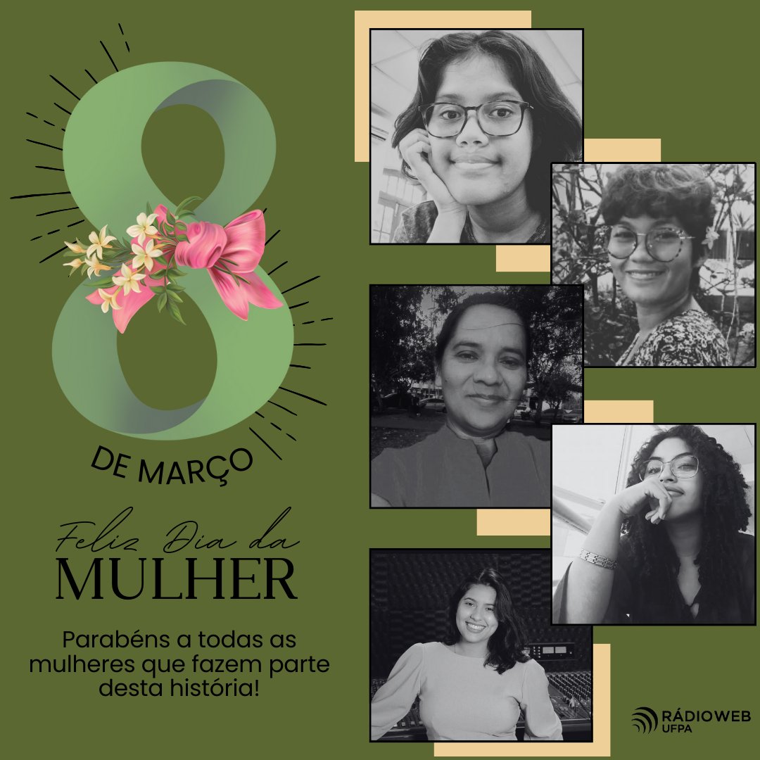 Veja esta publicação do Instagram de <a href="/radiowebufpa/">Rádio Web UFPA</a> em homenagem ao Dia Internacional da Mulher.  instagram.com/p/C4QdcnOA68U/…