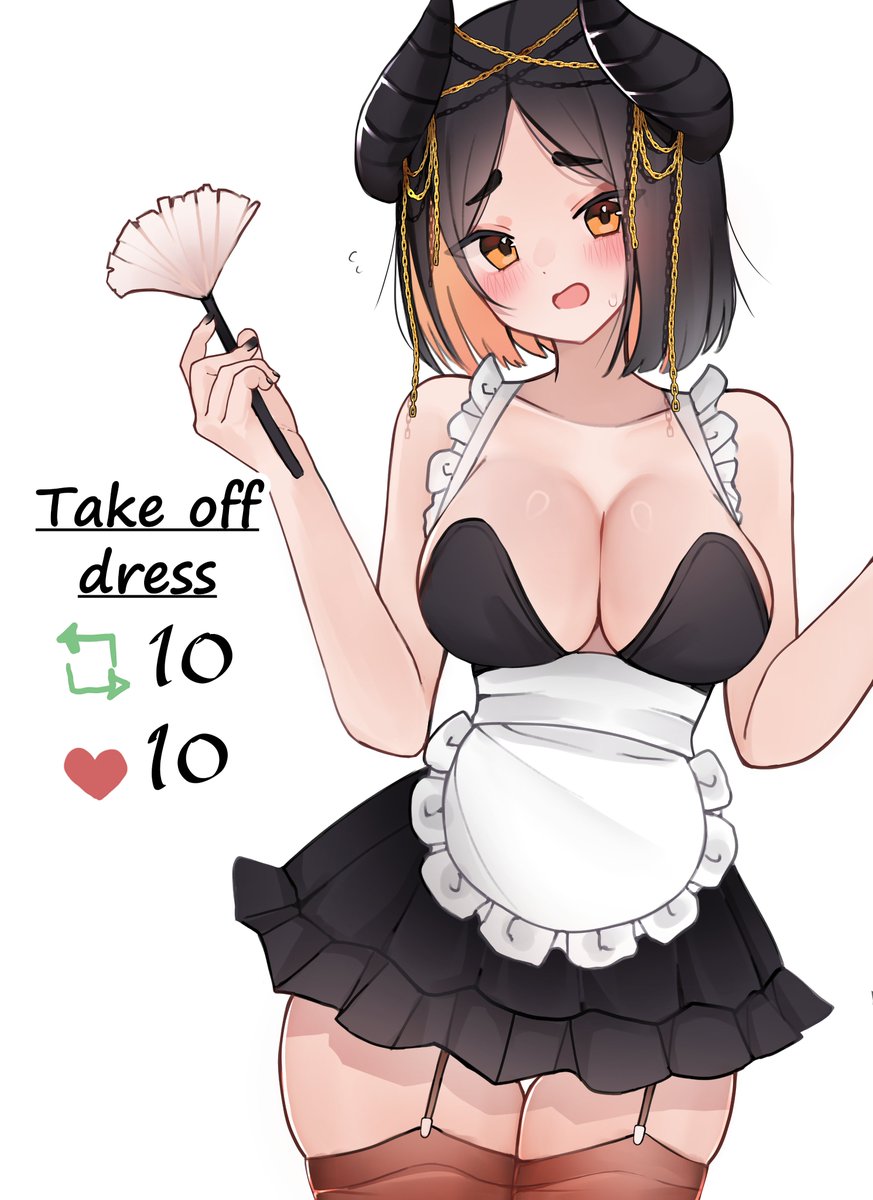 Let's do a lil strip game &amp; see how far we can get !👀 

🎨 - @/meiwowowo