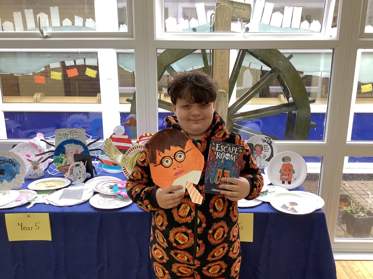 Design a paper plate into your favourite book or book character. This is year 6 winning design. #WorldBookDay2024  #Creative