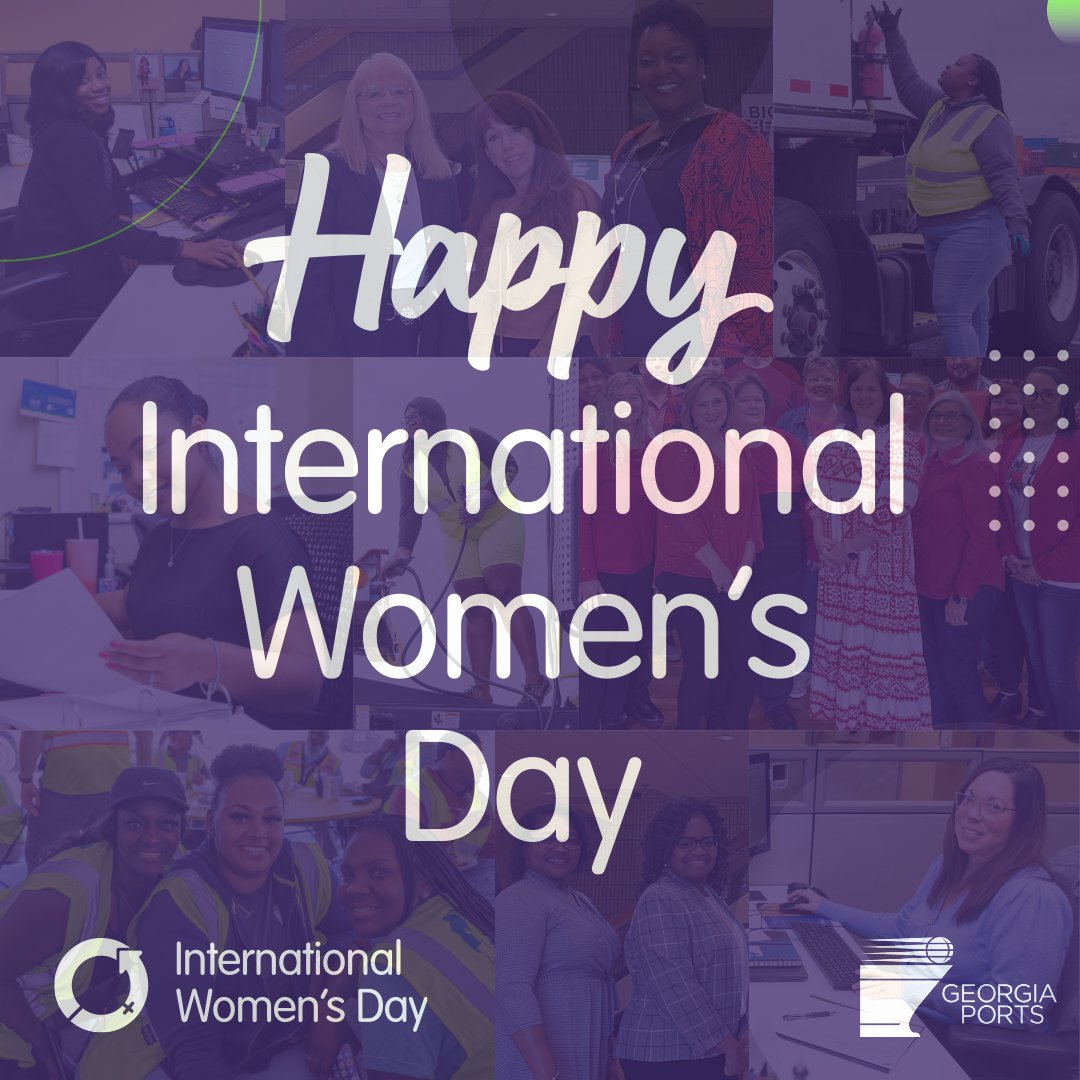 We are proud to support a diverse workforce, one whose unique talents make us stronger. Since 2019, the Georgia Ports has increased women in our workforce by 36% — reflecting our commitment to diversity. Thank you to the women of the Georgia Ports Authority who make a difference…