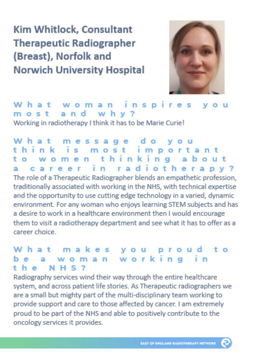 East of England Radiotherapy Network tweet media