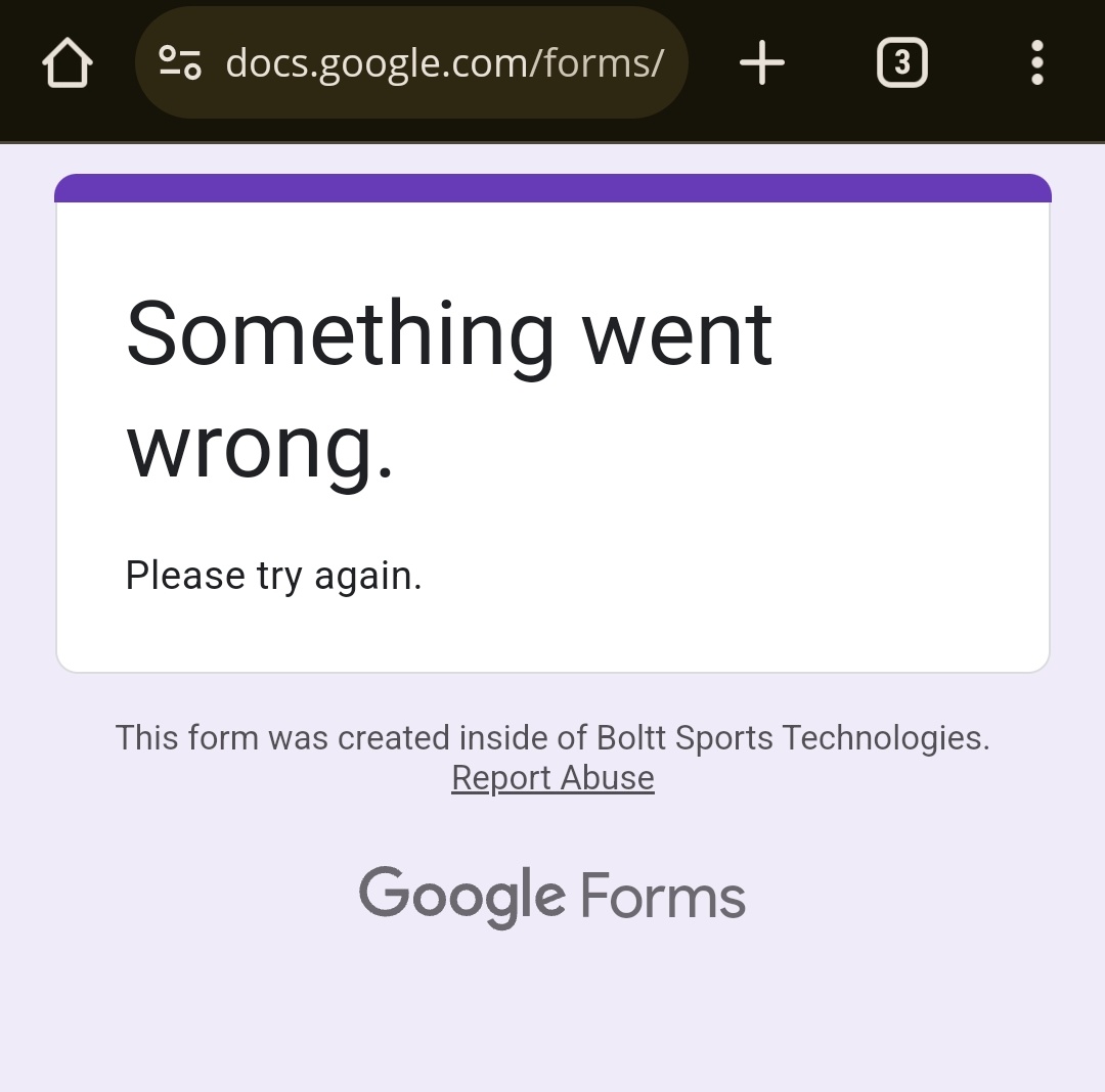 8PreeS's tweet photo. @fireboltt__ ,

Please fix the Google Warranty form, it is not really a good first impression 😐 https://t.co/Q4bacJvR7p