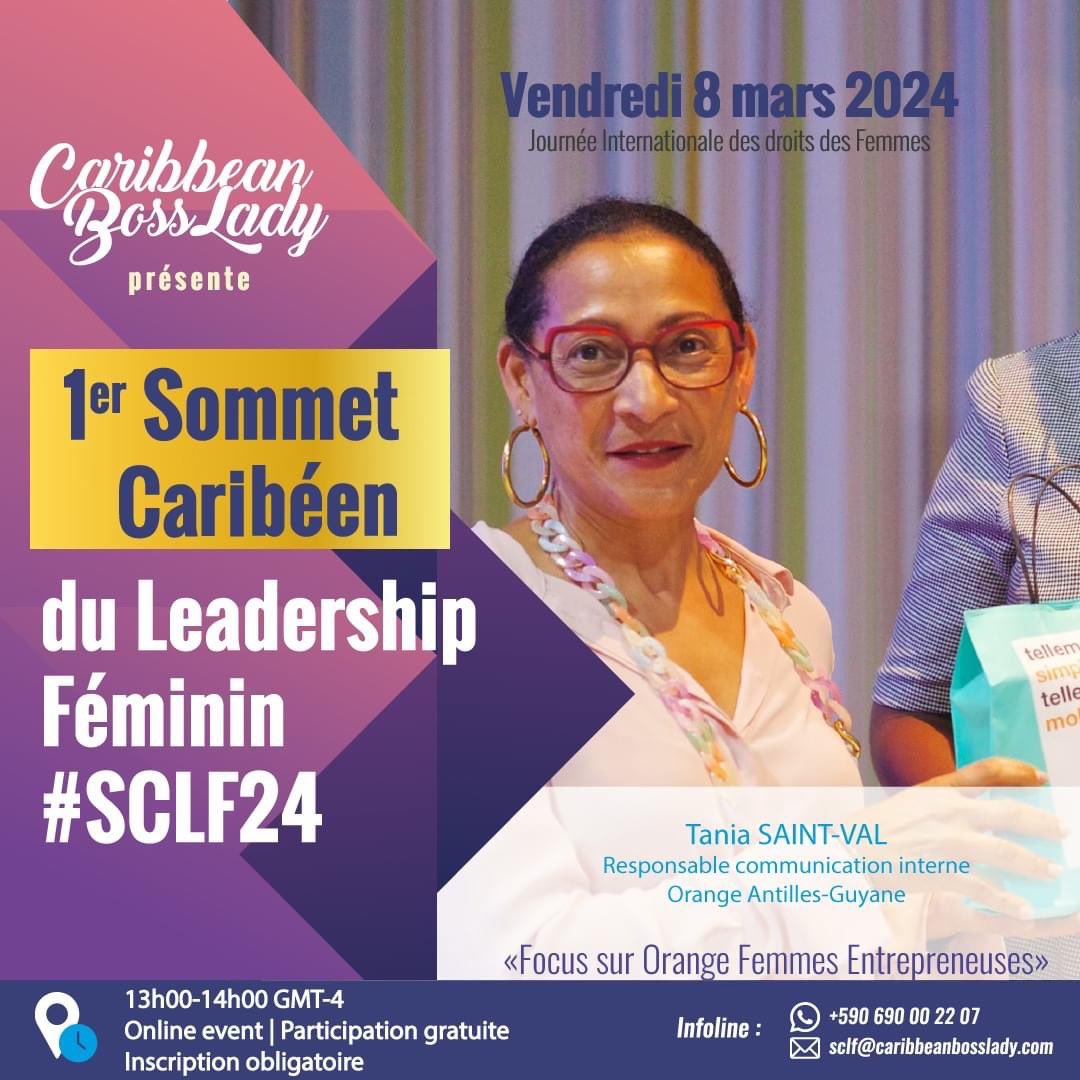 CaribBossLady's tweet photo. 2/2 #8Mars #SCFL24 La participation est gratuite et nous serons en direct aussi sur Facebook. https://t.co/cZSewCCWhg